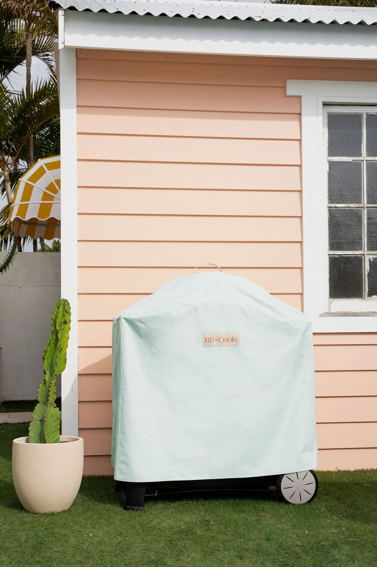 Premium Mint Green Coloured BBQ Cover - Marine