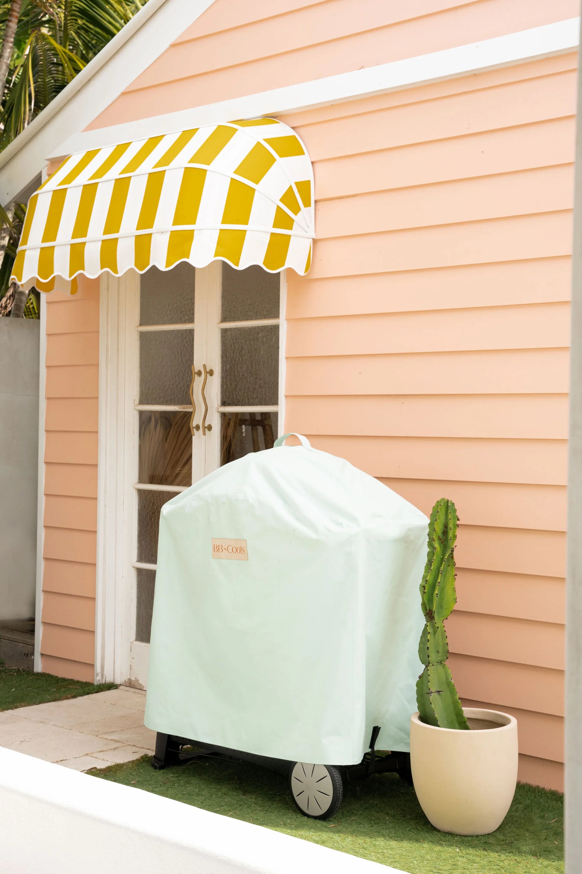 BB~Cools mint green barbeque cover 